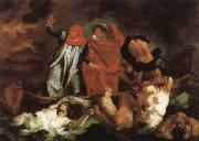 Eugene Delacroix The Barque of Dante Spain oil painting artist